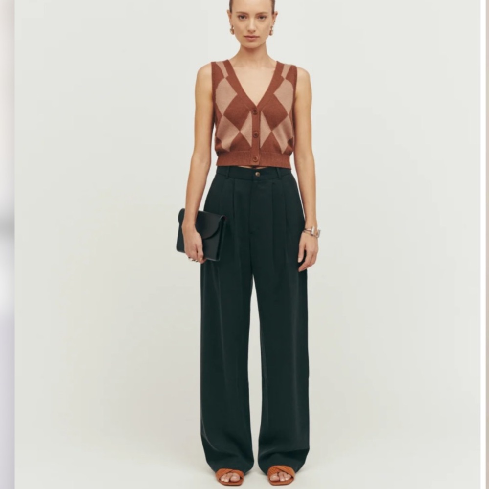 Reformation Mason Pant in Black